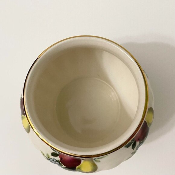 Vtg Sadler England Fruit Flower Sugar Bowl - Picture 10 of 12